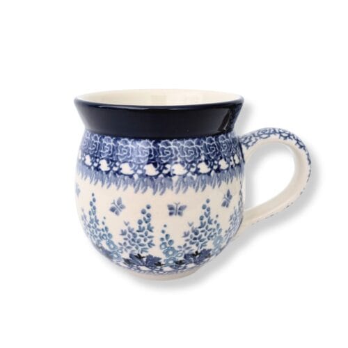 kubek czeski niebieskie malwy ca