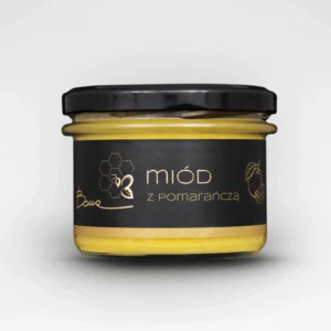 Miód z pomarańczą 245 g – naturalny miód kremowany