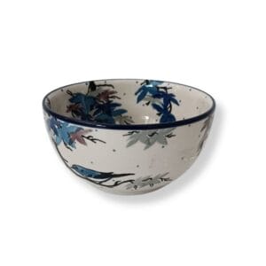 miska niebieskie ptaki unikat 14cm 2