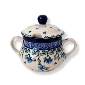 cukiernica niebieskie kwiaty ca