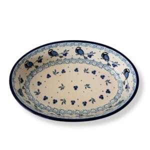 półmisek niebieskie ptaszki ca (2) półmisek niebieskie ptaszki ca