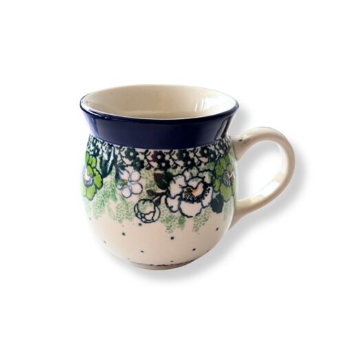 kubek czeski anemony zielone ca 200ml