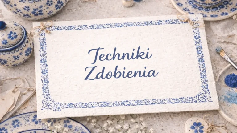 techniki zdobienia ceramiki artystycznej