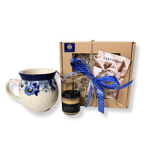 zestaw prezentowy kubek czeski anemony 300ml