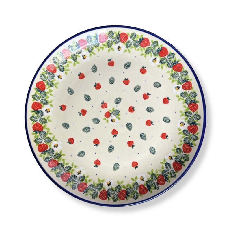 talerz obiadowy truskawki ca 26cm