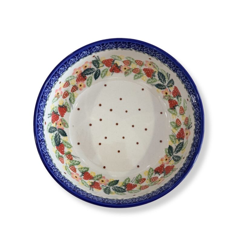 salaterka truskawki ceramika bona 18cm