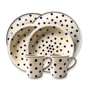 zestaw dla dwojga 61 talerz 24cm talerz głęboki 22cm kubek mirek 300ml