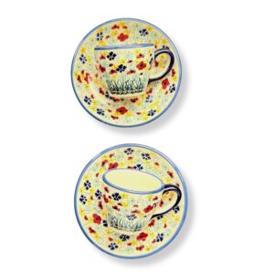 zestaw dwoch filizanek espresso