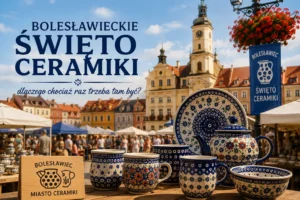 Bolesławieckie Święto Ceramiki 2026 na rynku w Bolesławcu z ręcznie zdobioną ceramiką bolesławiecką