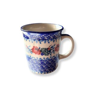 kubek czerwone kwiaty ca 300ml