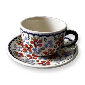 zestaw-prezentowy-dla-dwojga-filizanka-mm01-200ml-2 Zestaw prezentowy dla dwojga Filiżanka MM01 200ml – filiżanka MM01 ze spodkiem w czerwone kwiaty
